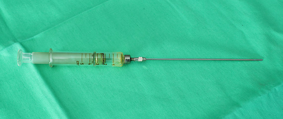 Image showing Glass syringe