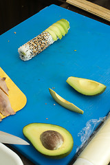 Image showing Making sushi