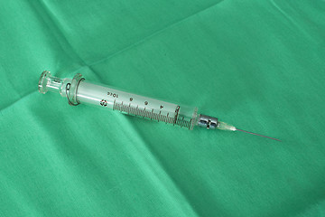 Image showing Glass syringe