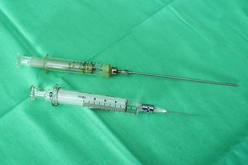 Image showing Glass syringe