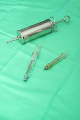 Image showing Glass syringe