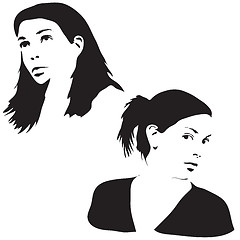 Image showing Face Silhouettes