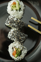 Image showing Sushi in restaurant