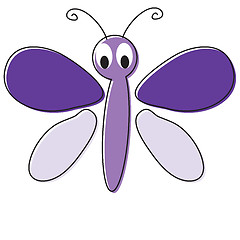 Image showing Cartoon Butterfly