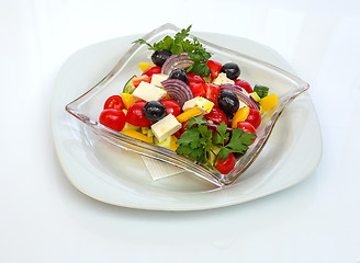 Image showing salad of fresh vegetables