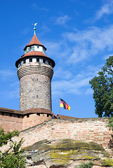 Image showing Sinwell Tower at Nuremberg Imperial Castle