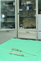 Image showing Glass syringe