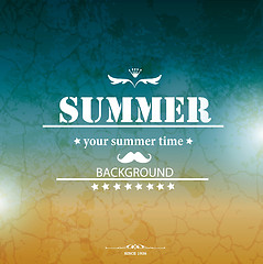 Image showing Summer holidays vector background.