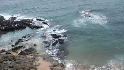 Image showing rocky coast detail