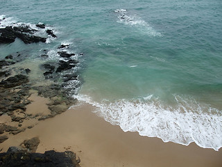 Image showing rocky coast detail