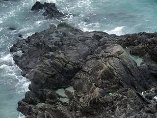 Image showing rocky coast detail