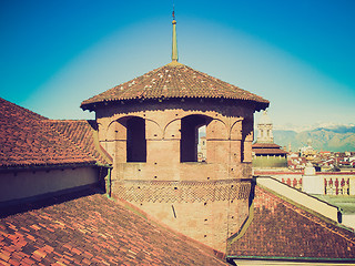 Image showing Retro look Palazzo Madama, Turin