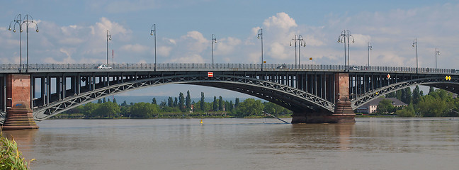 Image showing Rhine river in Mainz