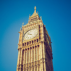 Image showing Vintage look Big Ben London