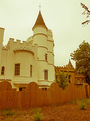 Image showing Retro looking Strawberry Hill house