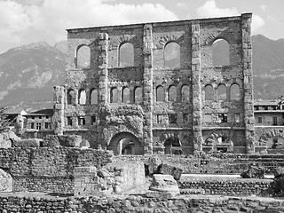 Image showing Roman Theatre Aosta