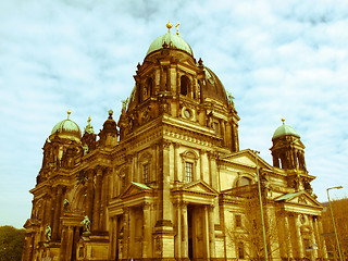 Image showing Retro looking Berliner Dom