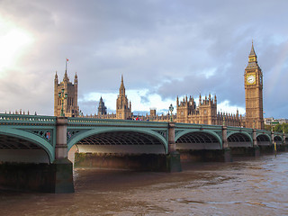 Image showing Westminster Bridge