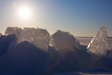 Image showing ice on the sun