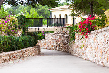 Image showing meditteranean street and architectue road summer outdoor