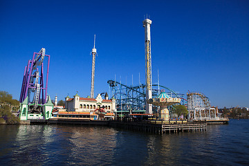 Image showing Grona Lund, amusement park in Stockholm, Sweden