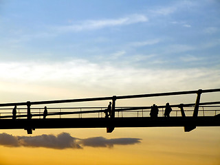 Image showing Pedestrian bridge