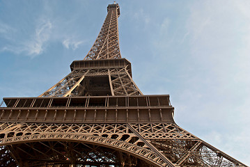 Image showing Terrace Eiffel Tower.