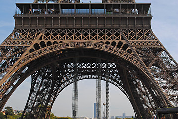 Image showing Arch of the Eiffel Tower.