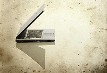 Image showing Open Laptop