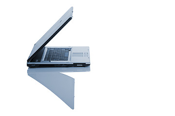 Image showing Open Laptop