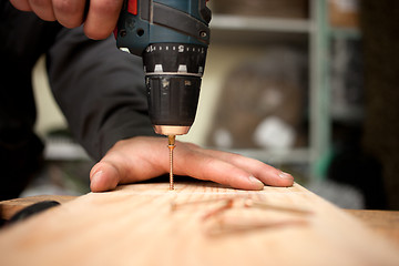 Image showing Man with screwdriver