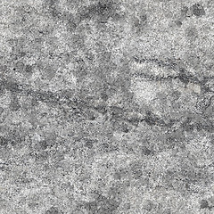 Image showing Seamless texture - granite rock with lichen