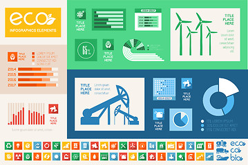 Image showing Oil Industry Infographic Template