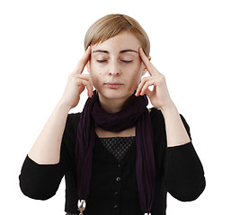 Image showing Woman praying