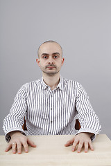 Image showing Man at desk