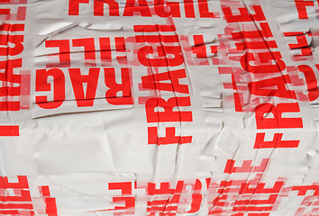 Image showing Fragile packet parcel