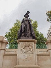 Image showing George and Elizabeth monument London