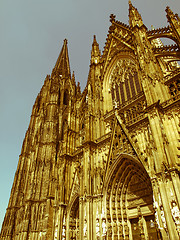 Image showing Retro looking Koeln Dom