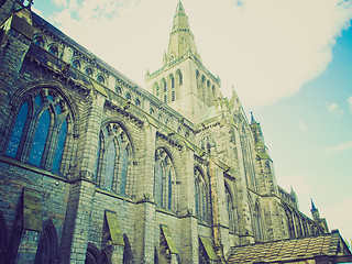 Image showing Retro looking Glasgow cathedral