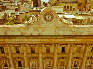 Image showing Retro looking Veneranda Fabbrica del Duomo, Milan