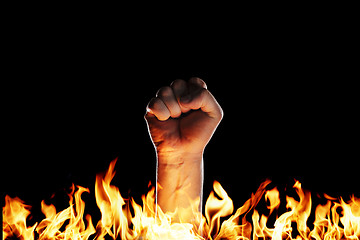 Image showing Fire Fist