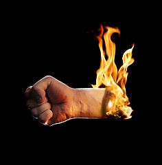 Image showing Burning Hand