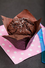 Image showing Chocolate muffin