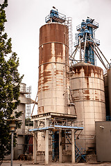 Image showing Industrial silo