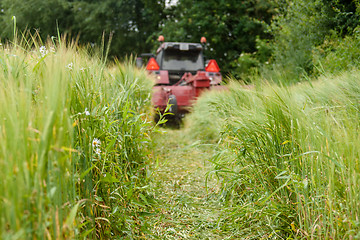 Image showing Tractor on a field