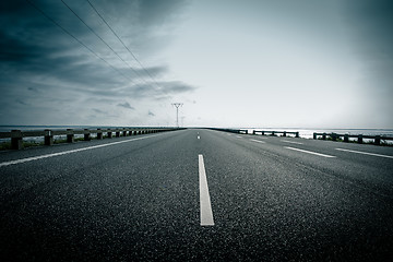 Image showing Dark highway