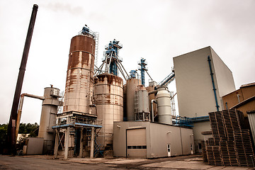 Image showing Industrial silo