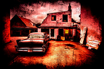 Image showing Vintage grunge background