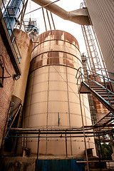 Image showing Industrial silo