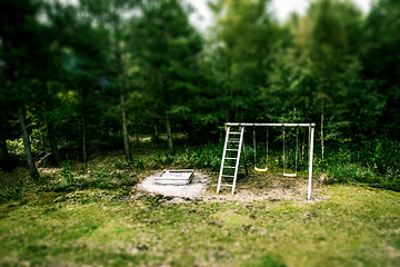 Image showing Playground in the nature